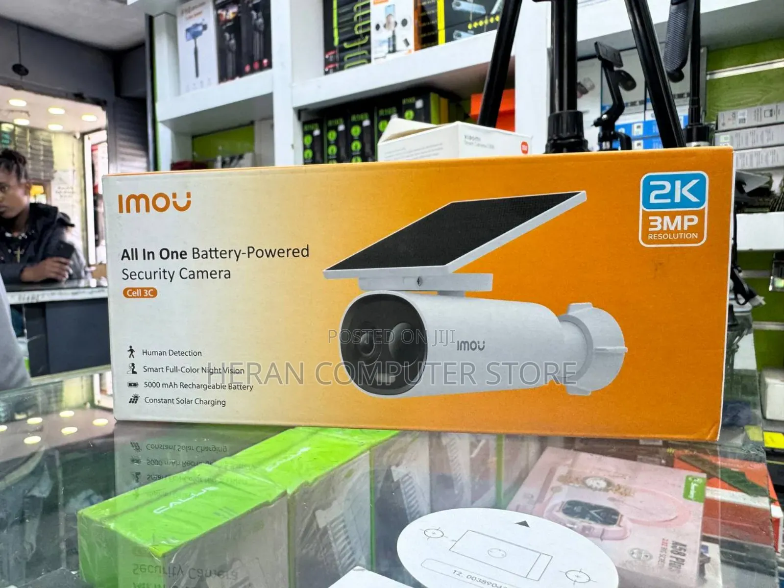 Imou Cell Pt 4g Battery-powered With Solar Panel