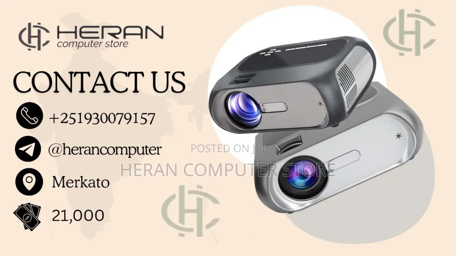 Borrego T7 Smart Wifi Full Hd Projector