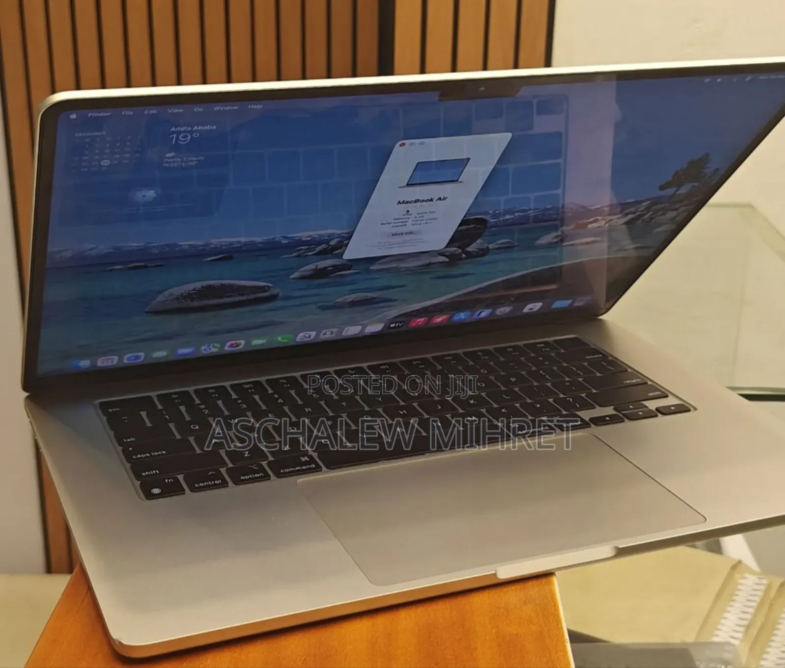 New Laptop Apple MacBook Air 2024 M3 15-Inch 8GB Apple M3 SSD 256GB