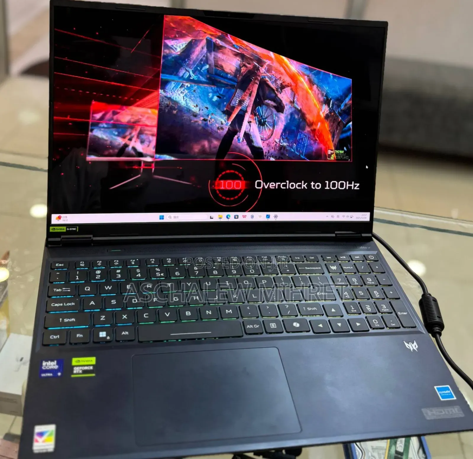 New Laptop Acer Predator Helios Neo 16 16GB Intel Core Ultra 9 SSD 1T