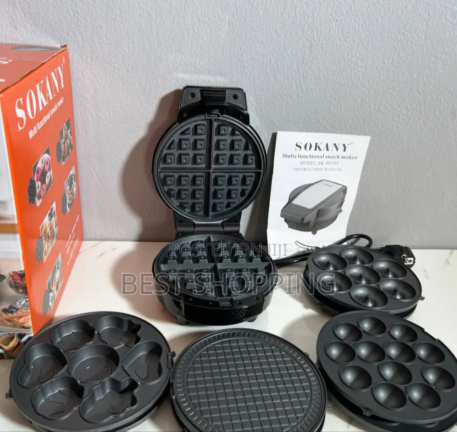Sokany 6 in 1 Multifunctional Snack Maker