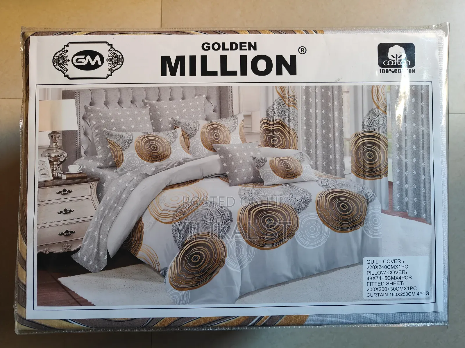 Million Duvet Sets + Curtain