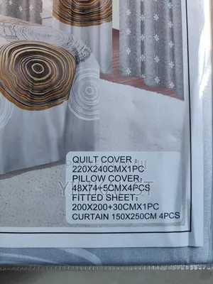 Million Duvet Sets + Curtain