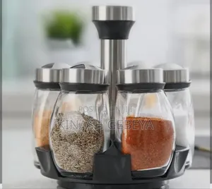 Photo - Rotating Spice Storage Rack(የጥራጥሬ ማስቀመጫ)