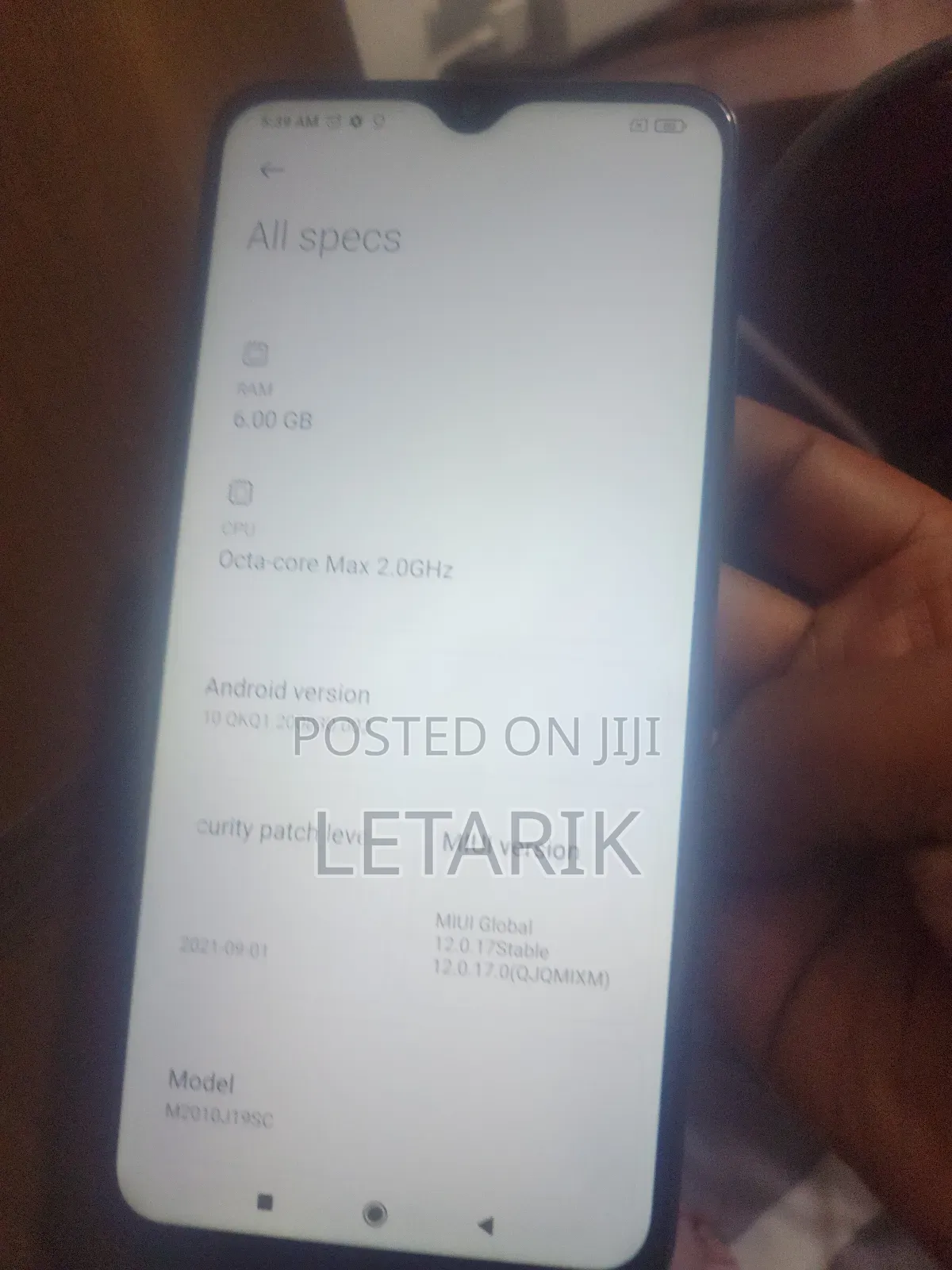 Xiaomi Redmi Note 9 4G 128 GB Black