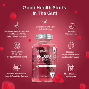 Probiotic Gummies 2 Billion Cfu 90 Gummies