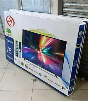 Lj Tv 75" Smart Android Tv Original Product 3 Year Warranty