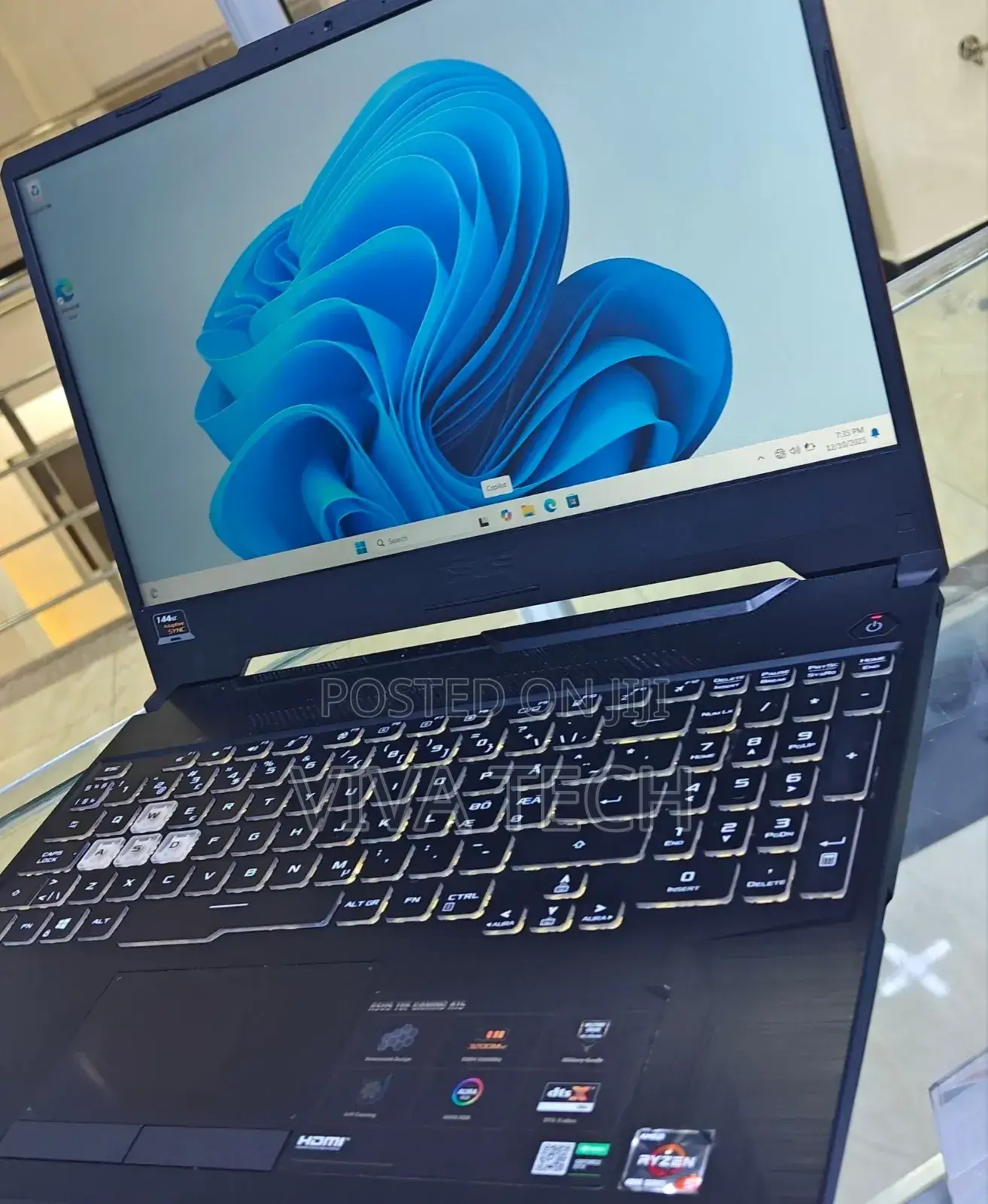 New Laptop Asus TUF Gaming A15 16GB AMD Ryzen 5 SSD 512GB