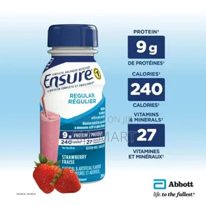 Photo - Ensure Meal Replacement Nutrition Shake, Dark Chocolate