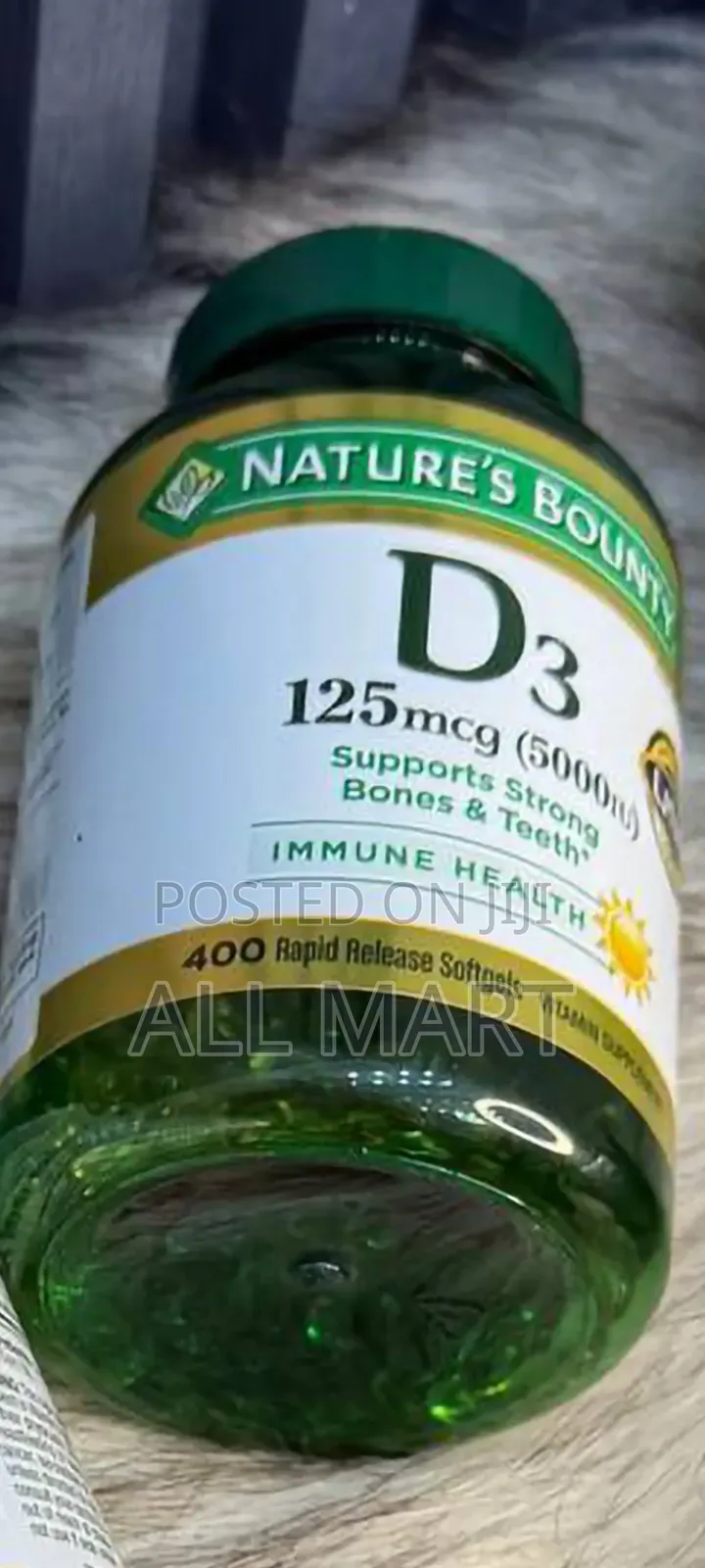 Nature Bounty D3 125mcg (5000iu)