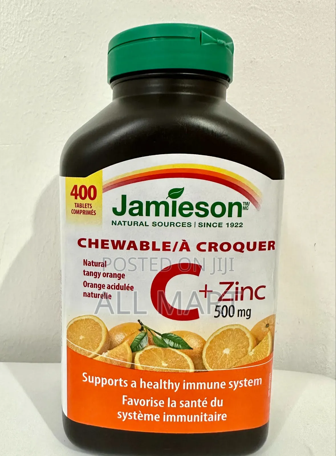 Jamieson Chewable Vitamin C + Zinc 500mg