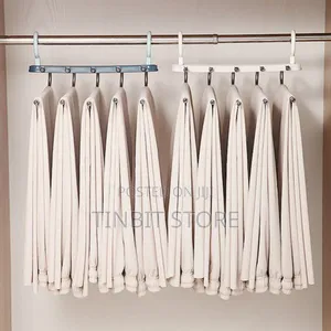 5-in-1 Trouser Hanger የሱሪ ማስቀመጫ የሱሪ ማስቀመጫ ሱሪዎ