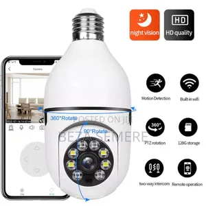 Photo - Rotating Bulbs Security Camera Goplotz