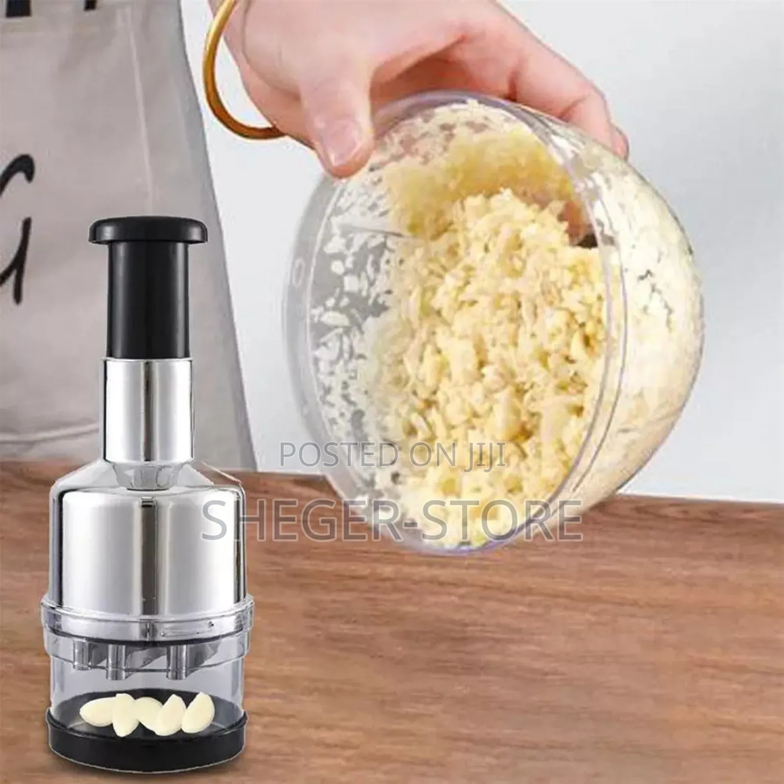 Orginal Manual Press-down Garlic And Vegetable Chopper Pro