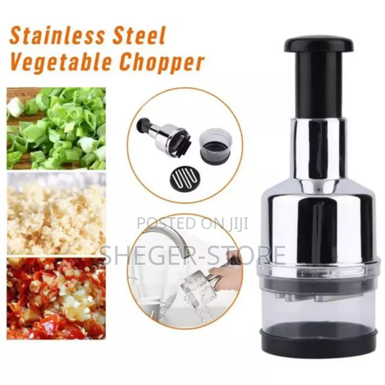 Orginal Manual Press-down Garlic And Vegetable Chopper Pro