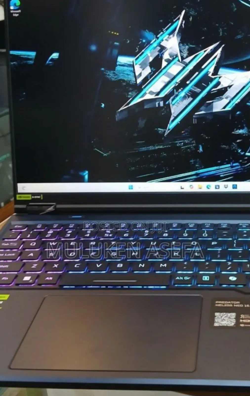 New Laptop Acer Predator Helios Neo 16 32GB Intel Core Ultra 9 SSD 1T