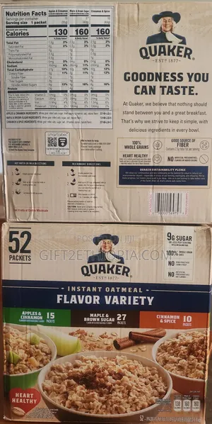 Quaker Instant Oatmeal 52 Flavor Variety Cereal