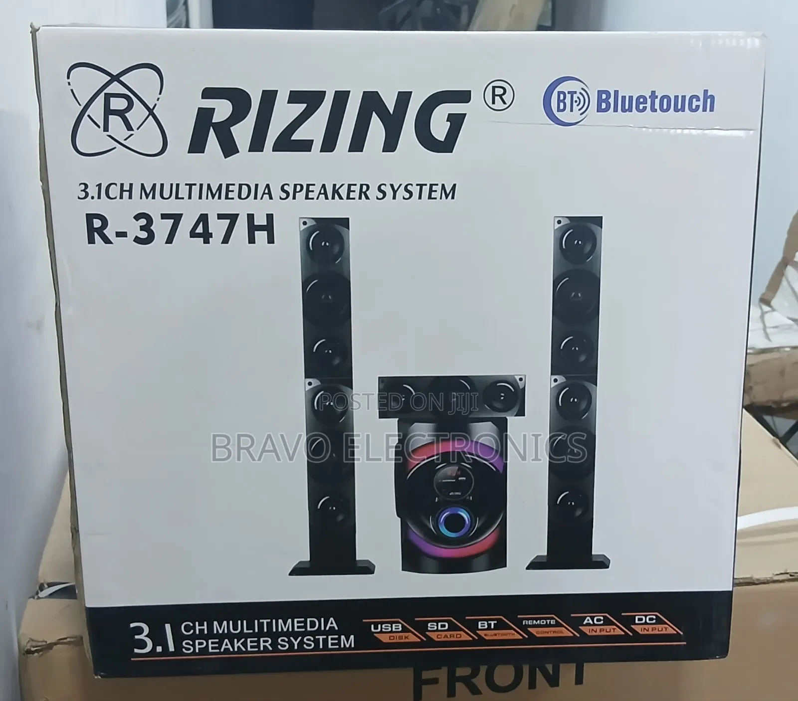 Rising Home Theatre Speaker – Big Sound, Deep Bass!