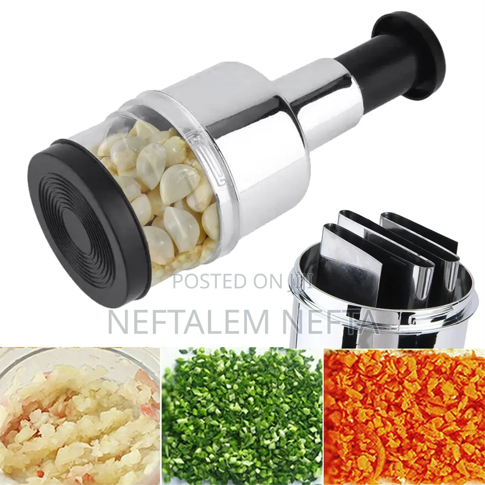 Manual Press Down Garlic And Vagetable Chopper
