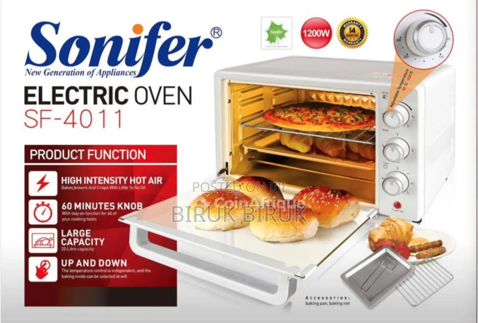 Sonafer Electric Oven 18 Liter