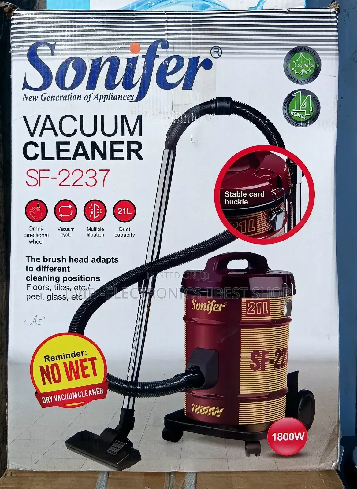 Sonifer Vacuum Cleaner 21liter New Price