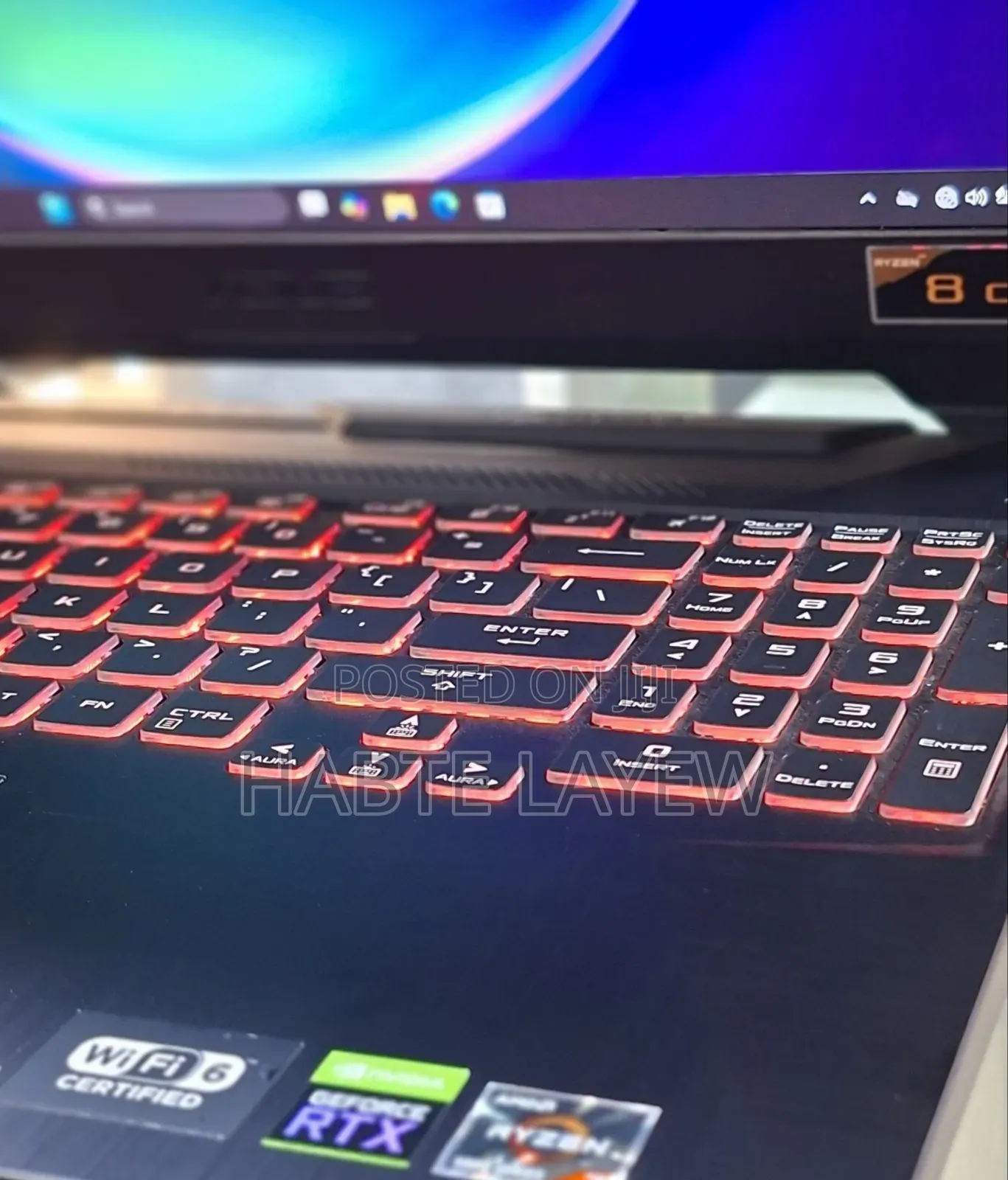 New Laptop Asus TUF Gaming A15 16GB AMD Ryzen 7 SSD 512GB