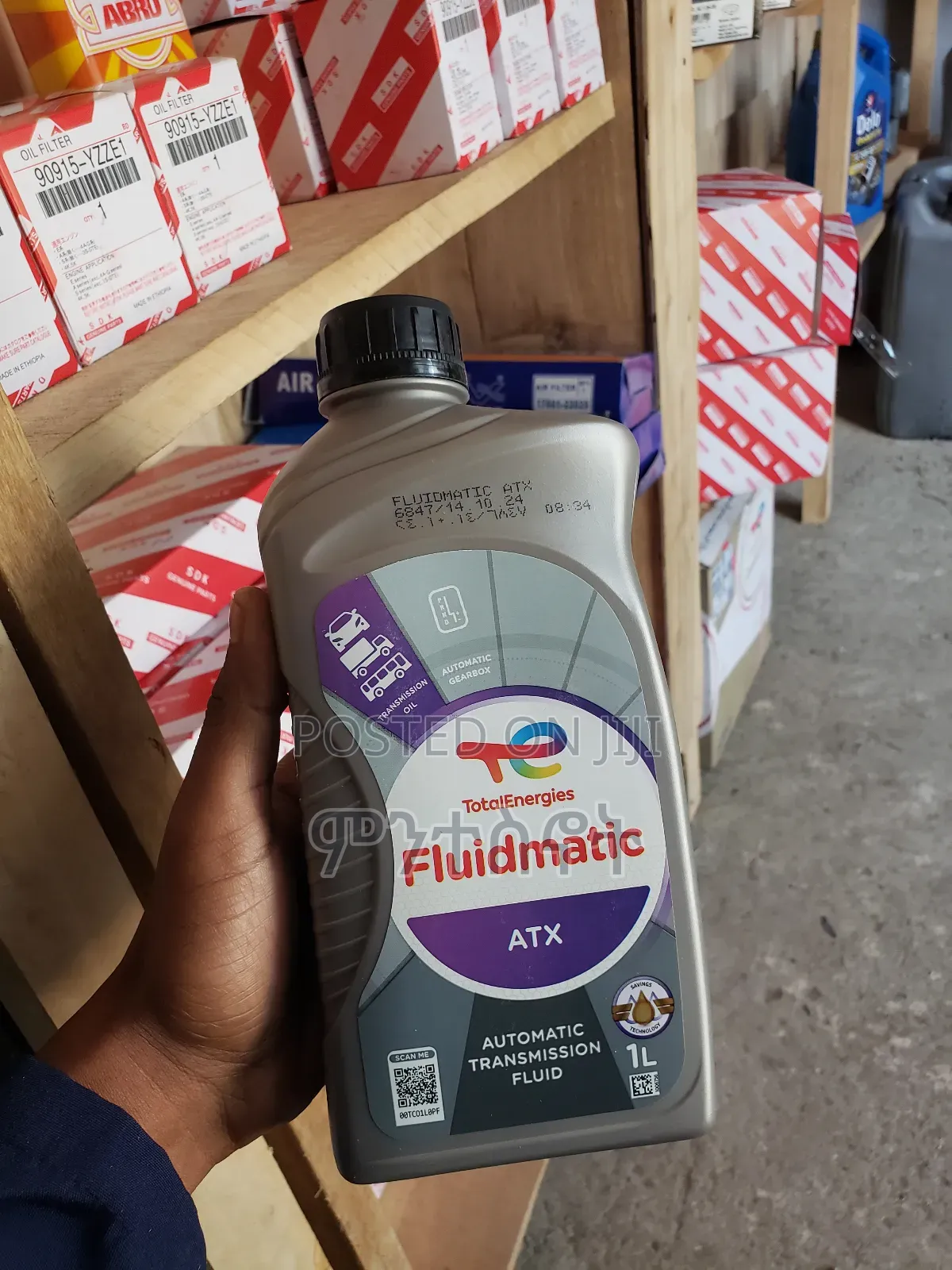 Total መሪ ዘይት 1 Liter (Total Automatic Transmission Fluid )
