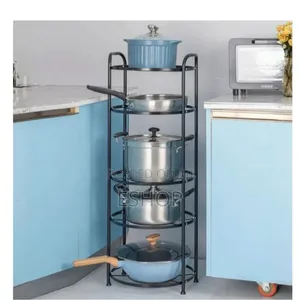 All-purpose 5-shelf Steel Storage Rack Cart
