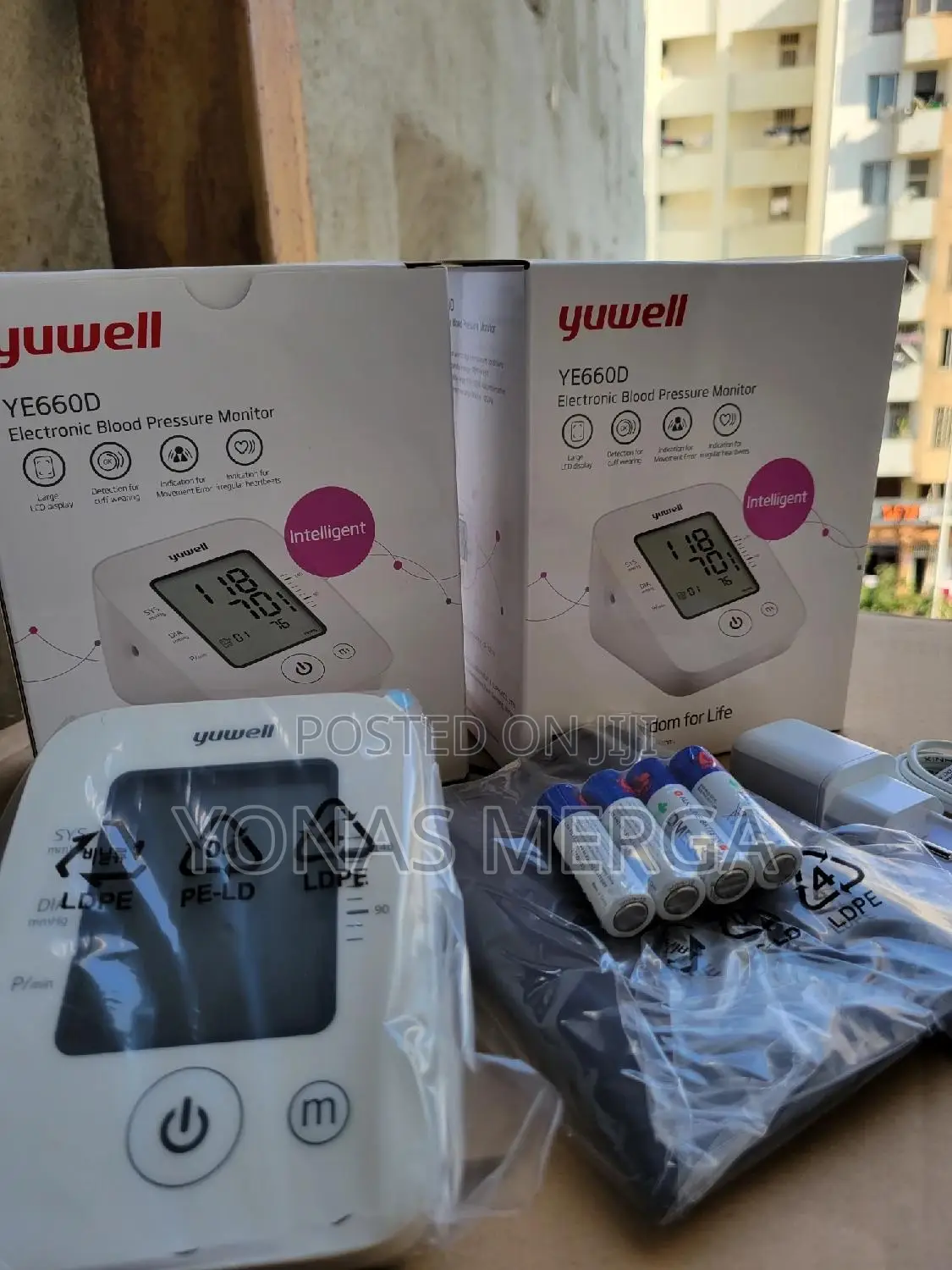 Quality Bp Monitor焓黛high Blood Pressure桶凸power Supply:4aa Batteries