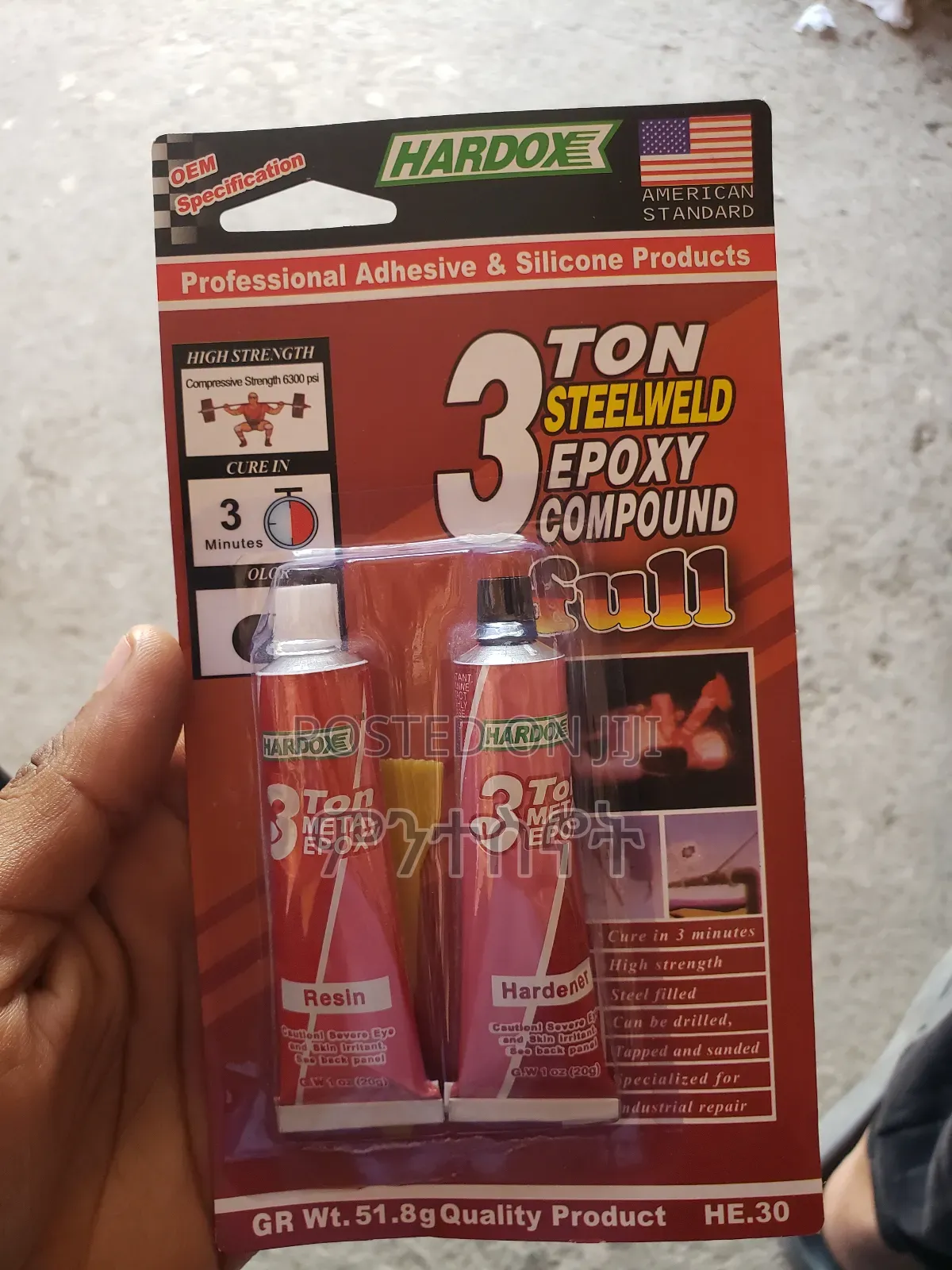 Hardox 3 Ton Steelweld Epoxy Compound