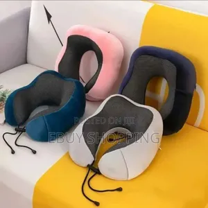 Premium Travel Pillow With Massage Nodes - Memory Foam Comfort