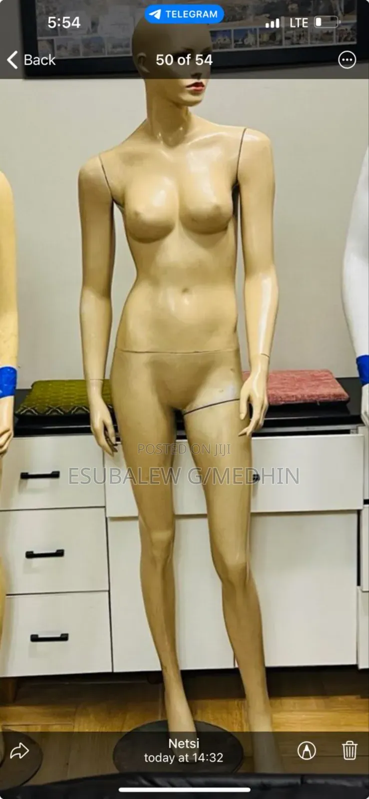 የልብስ ማሳያ አሻንጉሊት