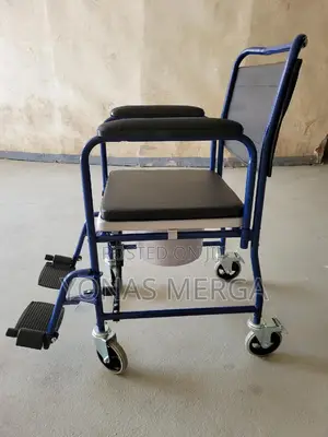 Photo - Helps Prevent Rust and Corrosion Over Time. This Commode Wheelchair