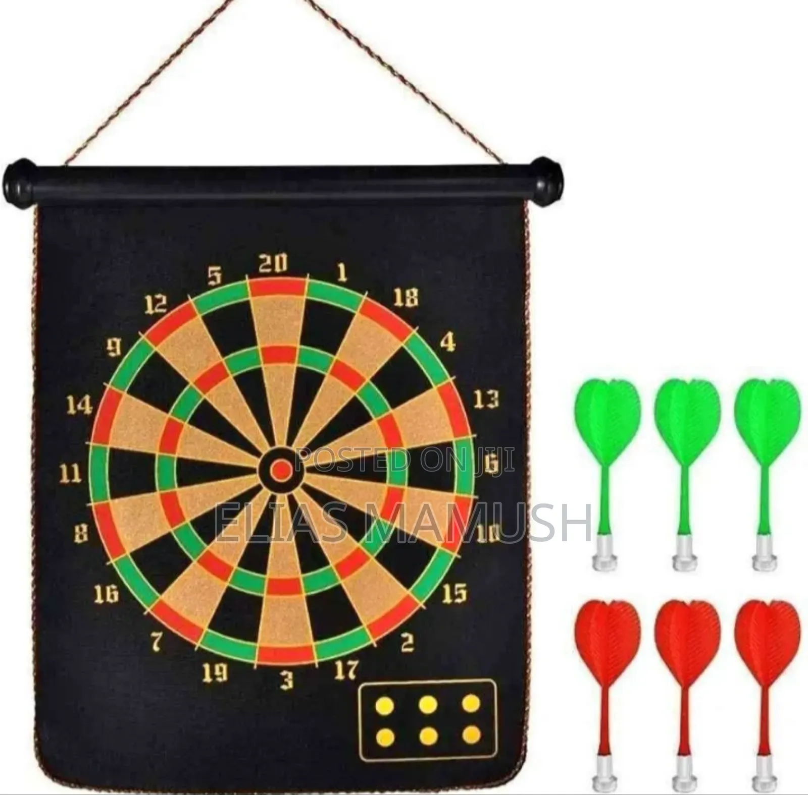 Magnetic Darts, Board