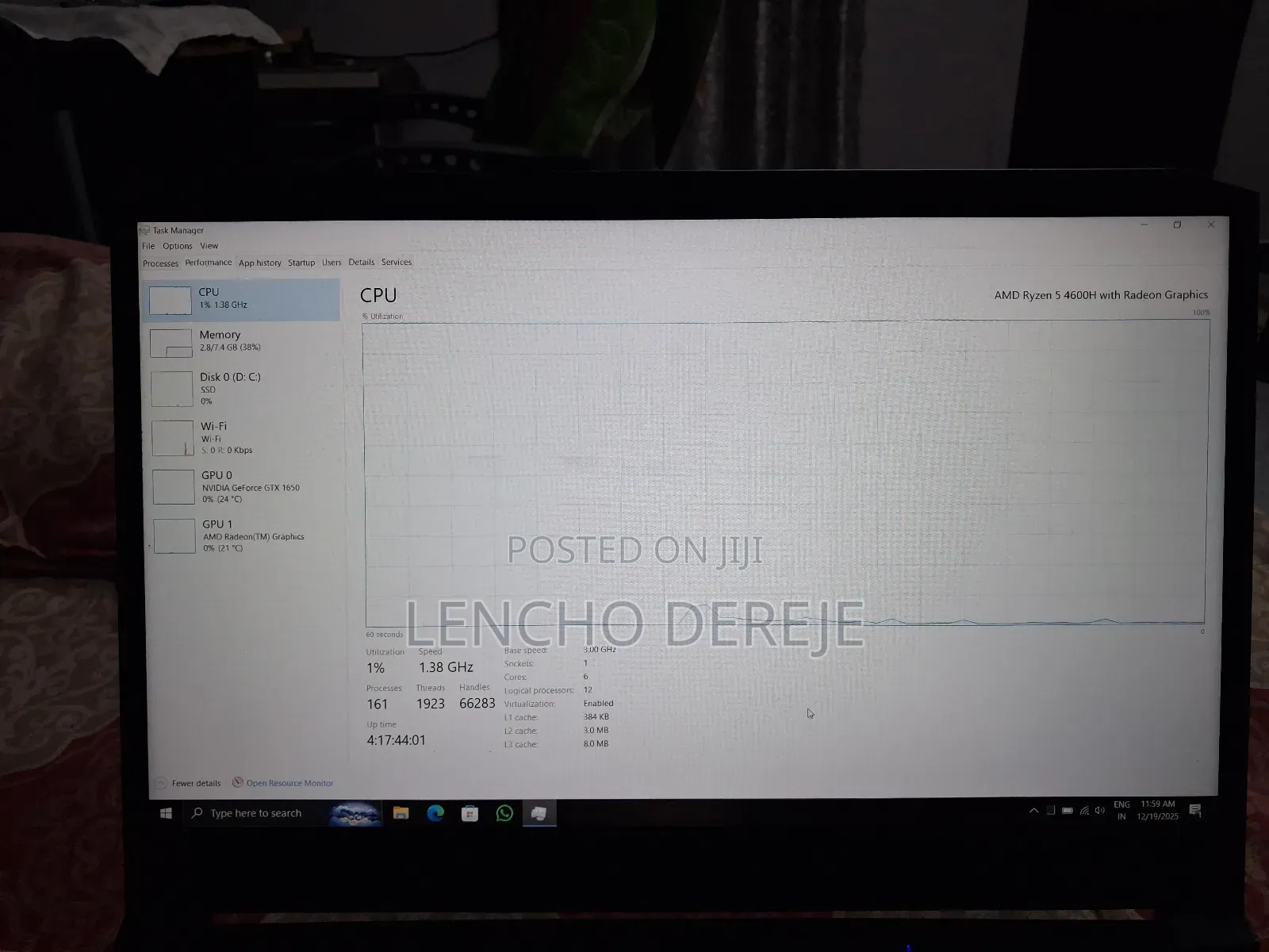 Laptop Acer Nitro 5 8GB AMD Ryzen 5 SSD 256GB