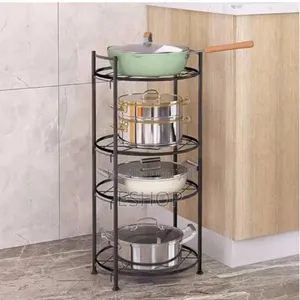 5-Tier Heavy-Duty Wire Shelving Unit With Wheels