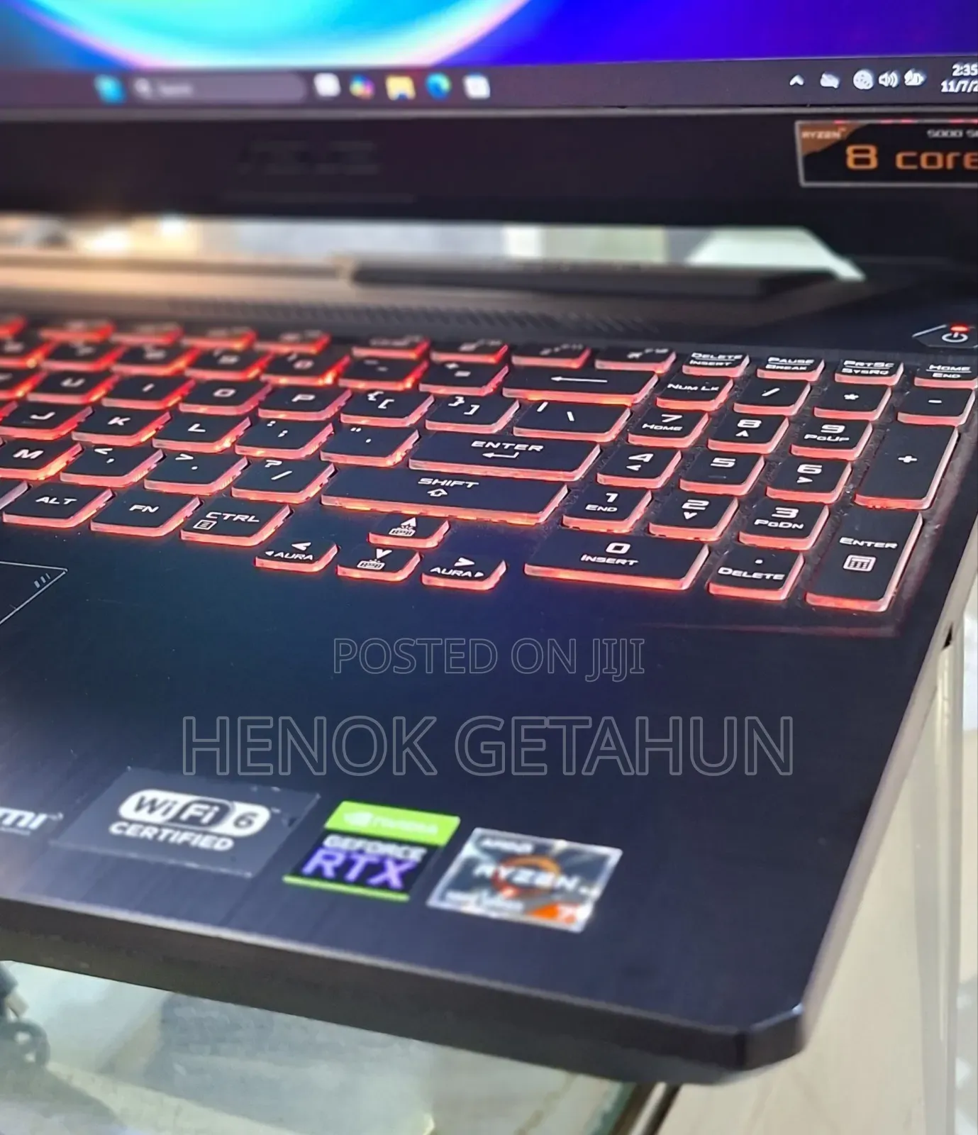 New Laptop Asus TUF Gaming A15 16GB AMD Ryzen 7 SSD 512GB