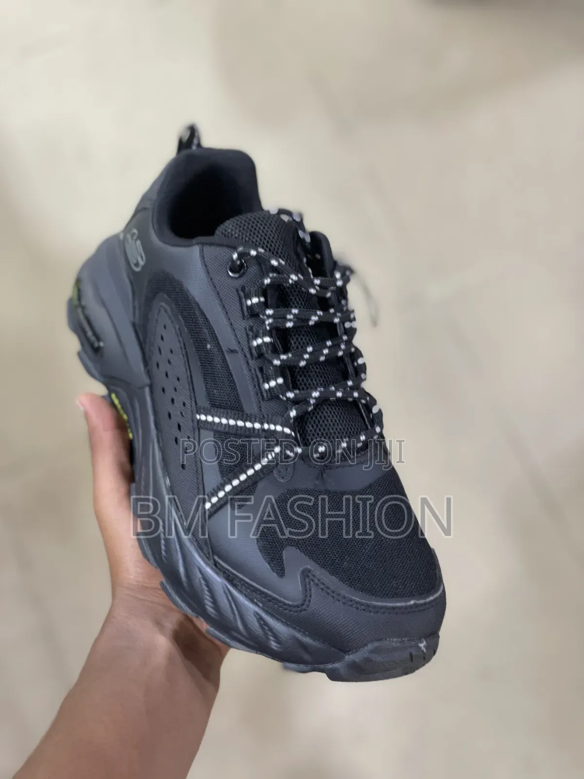 Skechers Max Protect Goodyear Shoes-All Black (Holiday Offer) Free