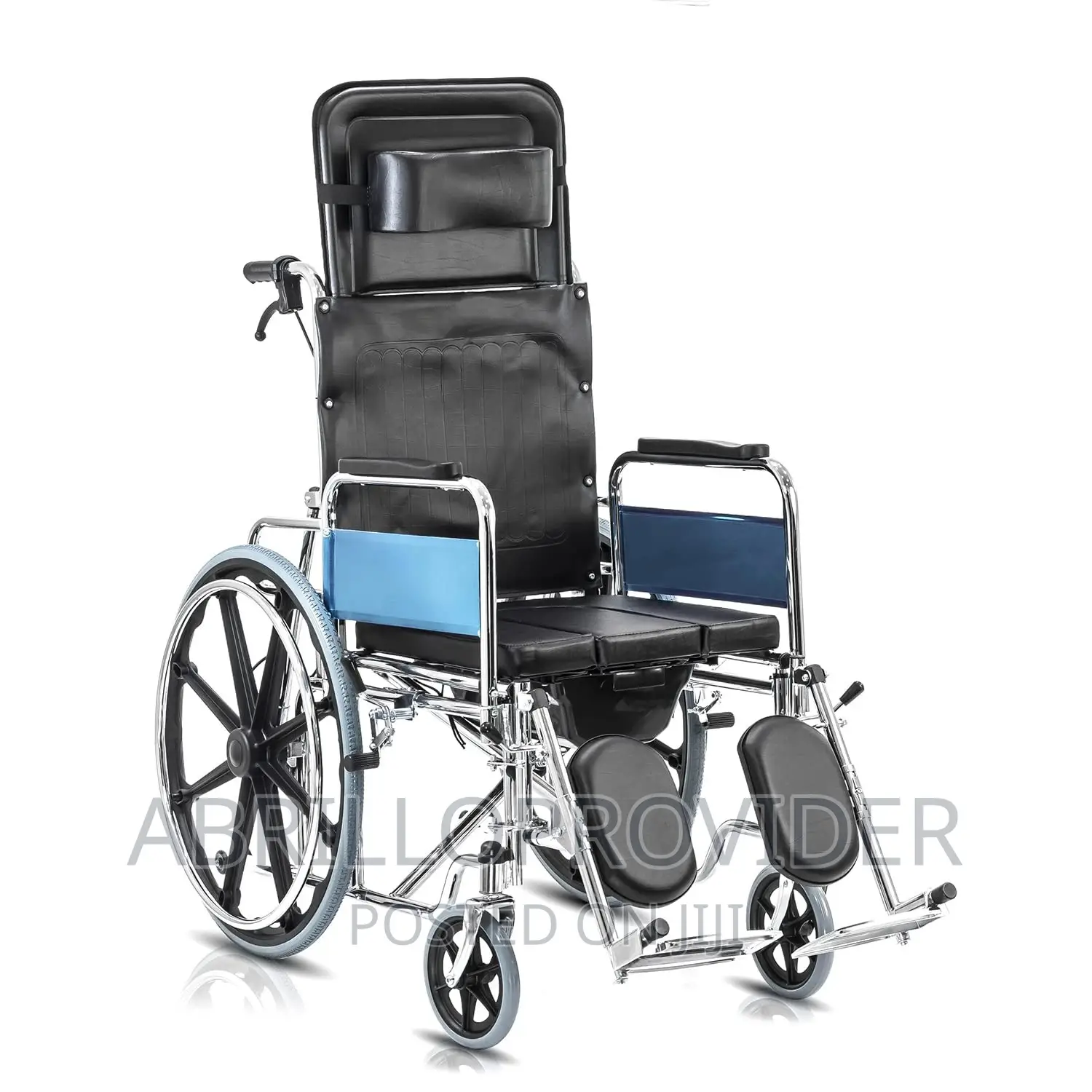 Recliner Cum Commode Wheelchair | Fold-Able Wheelchair |