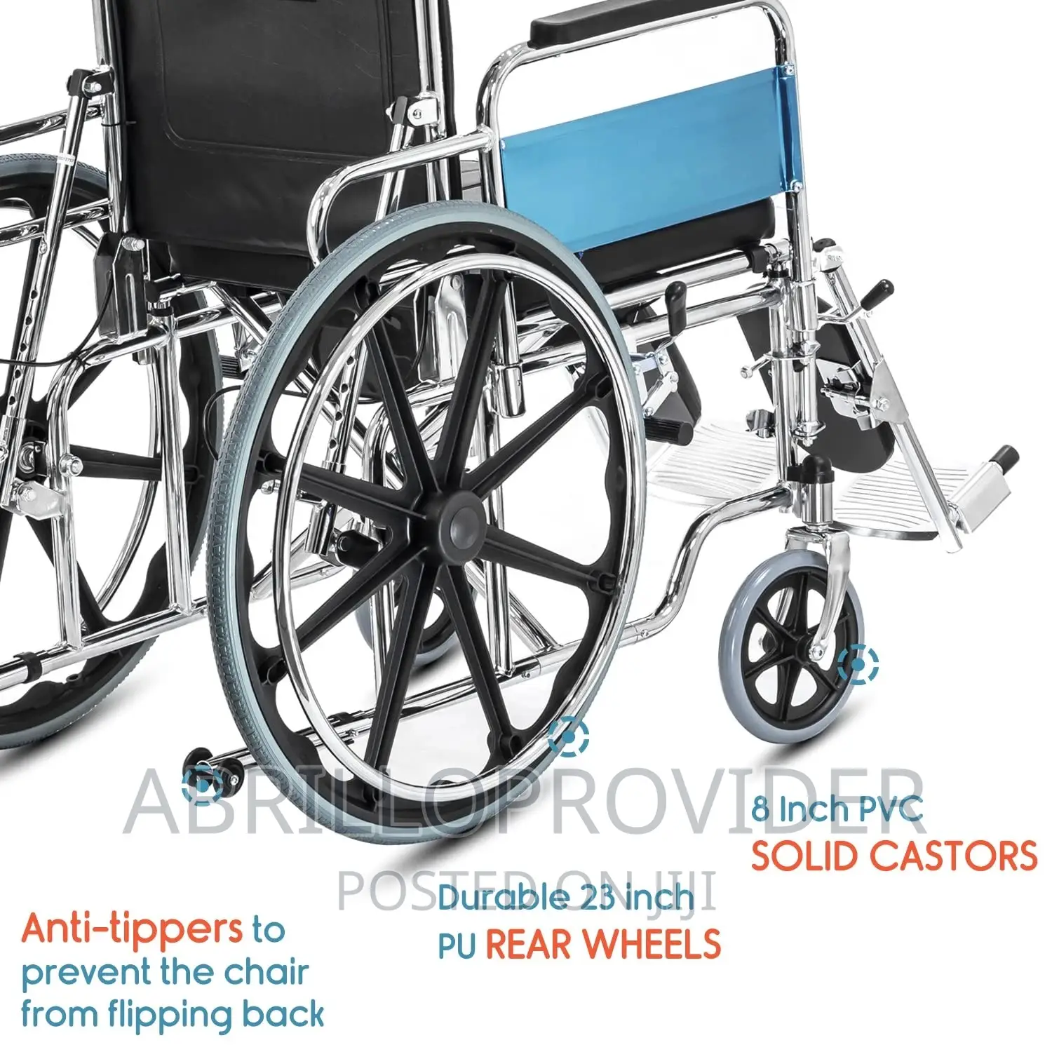 Recliner Cum Commode Wheelchair | Fold-Able Wheelchair |