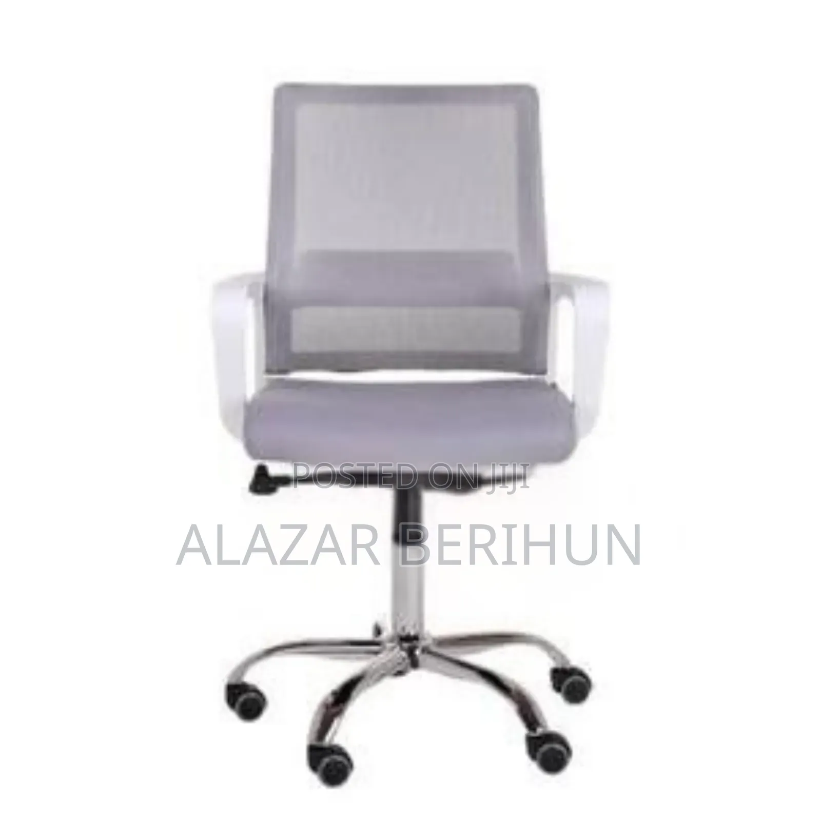 Comfortable Secretary Chair (Full Gray)