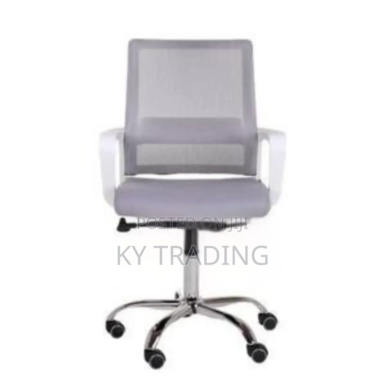 Comfortable Secretary Chair (Full Gray)
