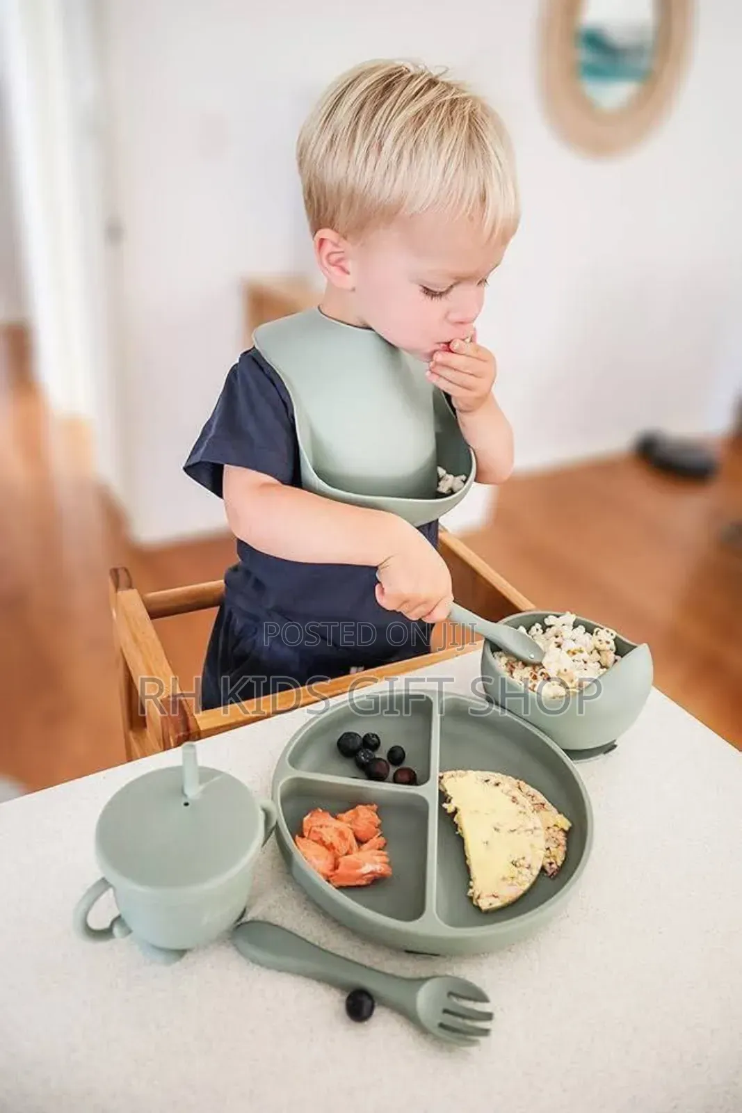 6 Piece Baby Silicone Feeding Set