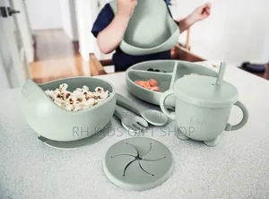 6 Piece Baby Silicone Feeding Set