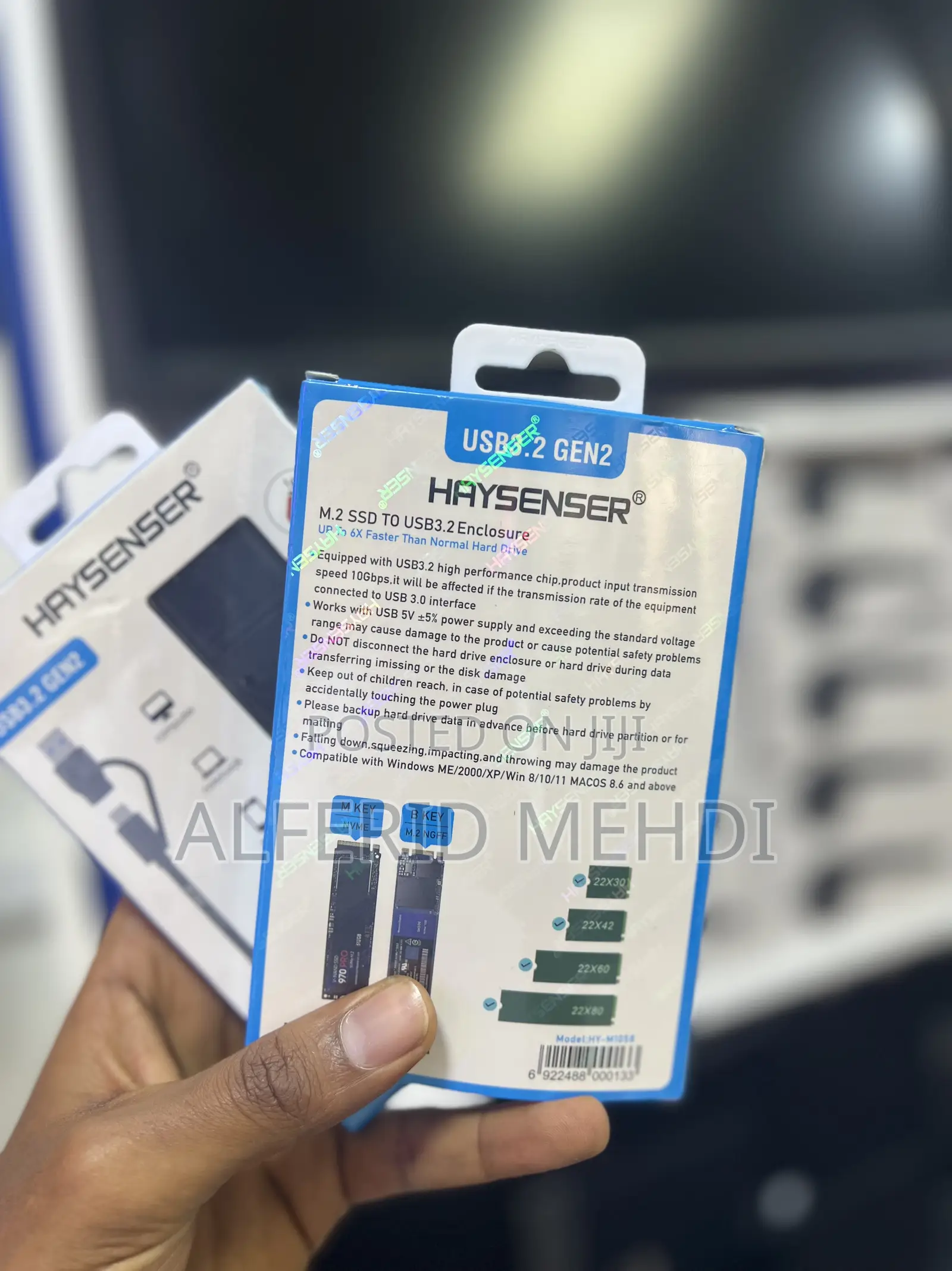 Heysenser Gen2 M.2 SSD Enclosure for Nvme and NGFF