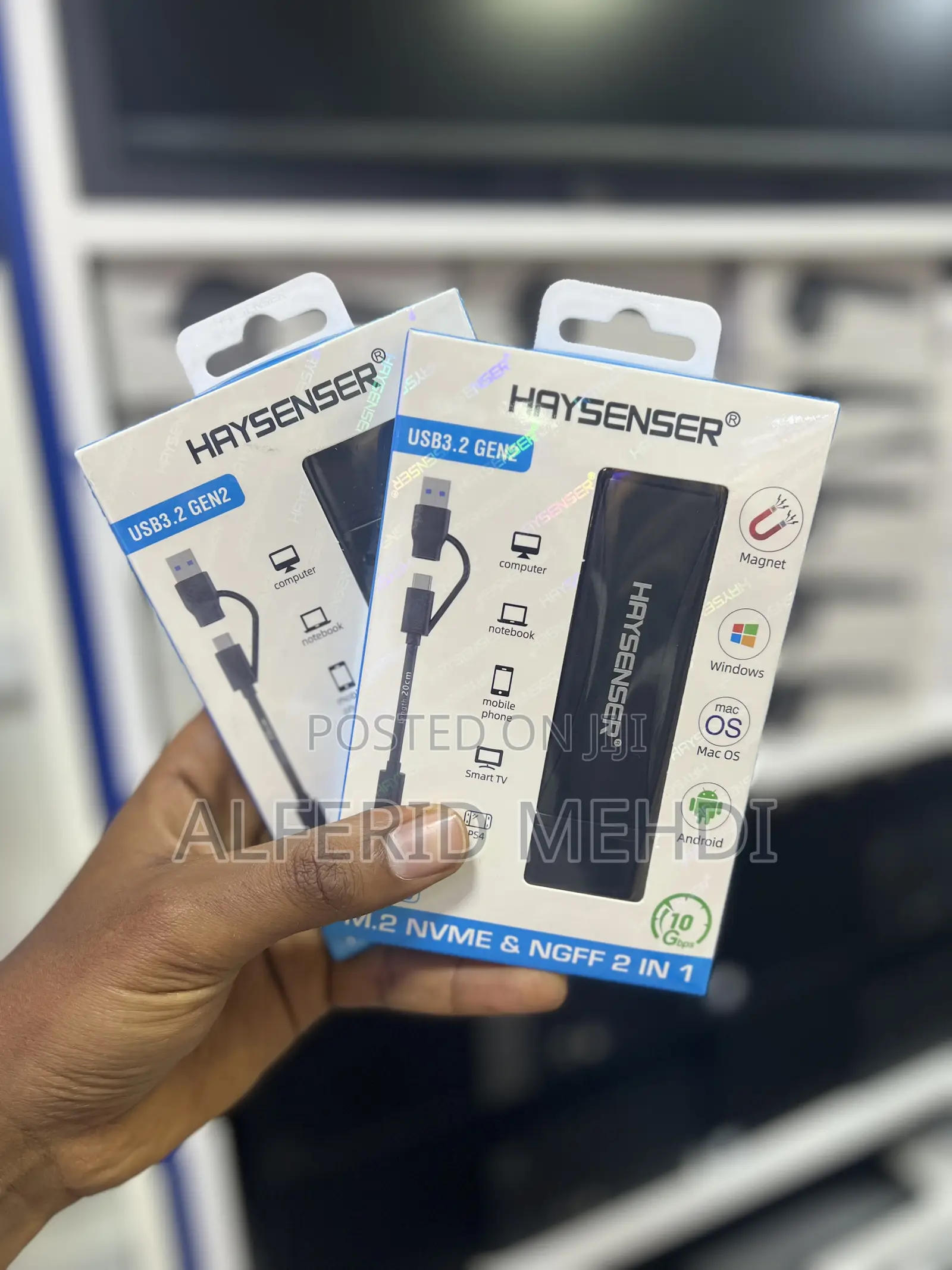 Heysenser Gen2 M.2 SSD Enclosure for Nvme and NGFF