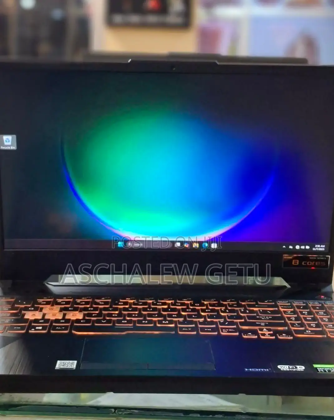 New Laptop Asus TUF Gaming A15 16GB AMD Ryzen 7 SSD 512GB