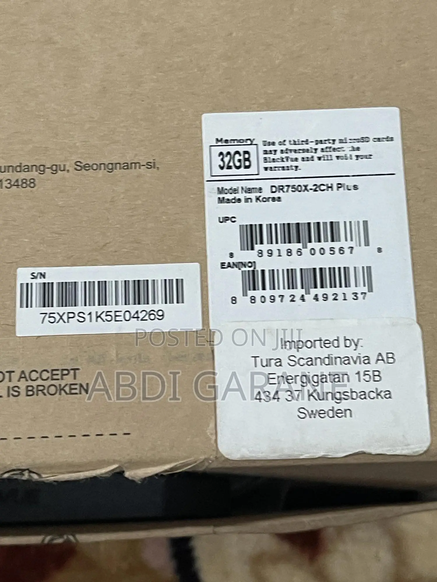 Blackvue Dr750x-2ch Plus 32gb.