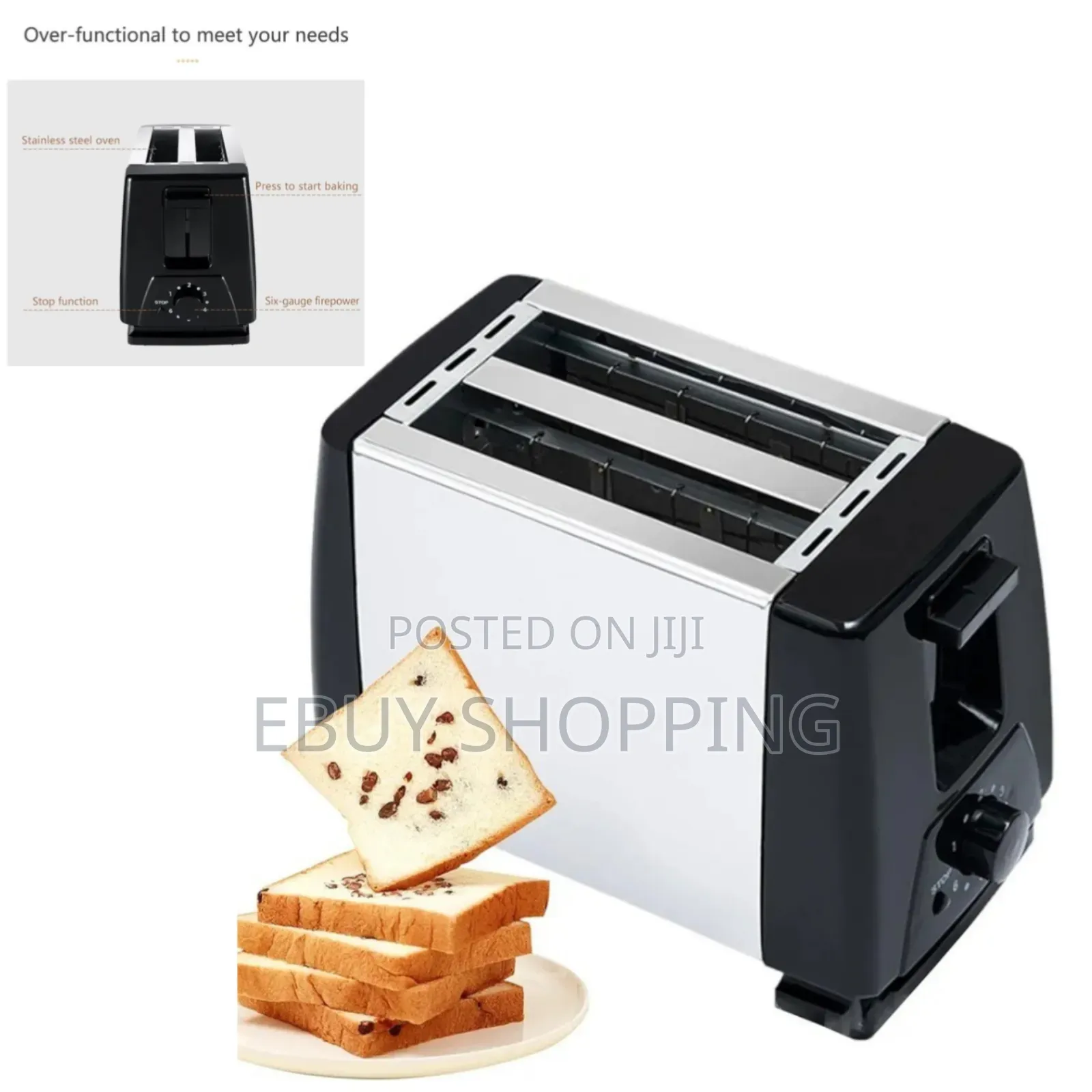 Family-Safe Toaster With Advanced Browning Control
