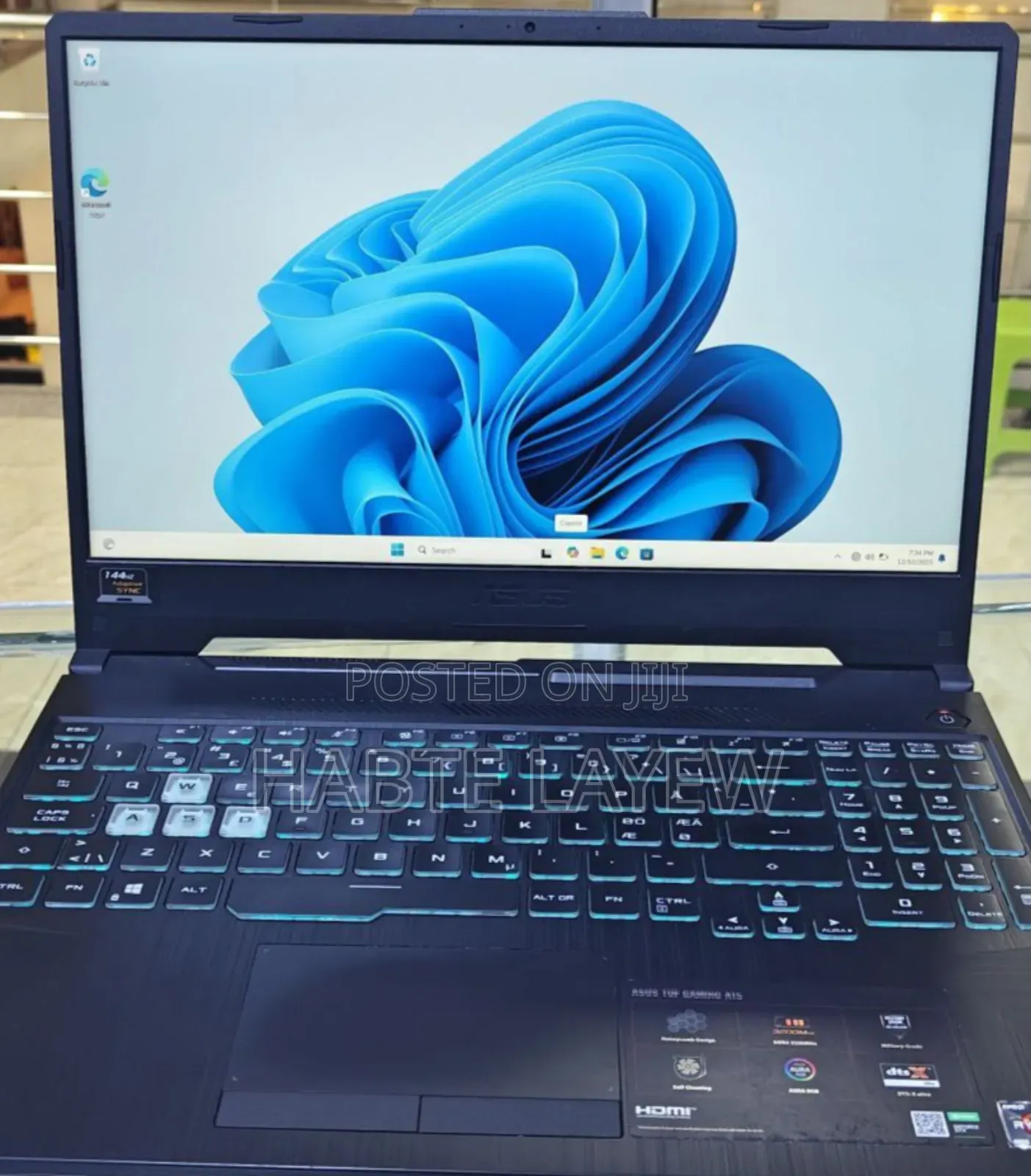 New Laptop Asus TUF Gaming A15 16GB AMD Ryzen 5 SSD 512GB